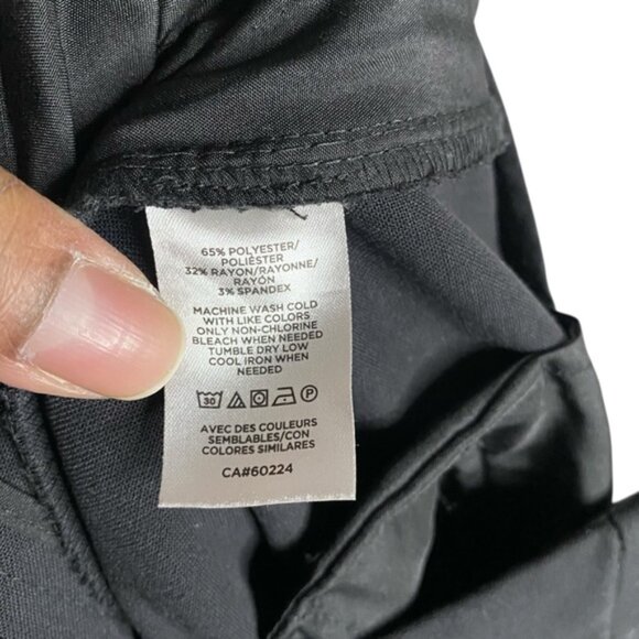 Ann Taylor Women's Classic Black Formal Straight Leg Dress Pant - Picture 7 of 10